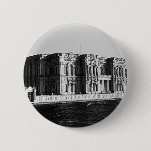 Vintage Turkey Istanbul Beylerbeyi palace 6 Cm Round Badge