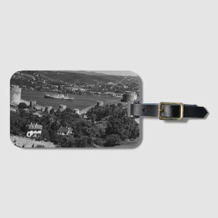 Vintage Turkey Istanbul Bosphorus fortress Canvas Luggage Tag
