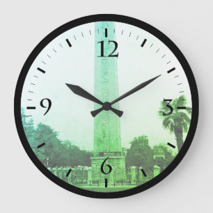 Vintage Turkey Istanbul Obelisk of Theodosius Larg Large Clock