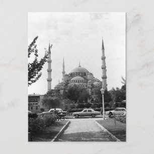 Vintage Turkey Istanbul The Blue Mosque Postcard