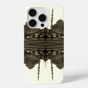 Vintage Turkey Istanbul The Yeni Camii mosque iPhone 15 Pro Case