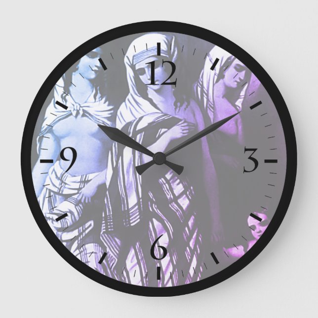 Vintage Turkey Istanbul Topkapi museum Large Clock (Front)