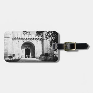 Vintage Turkey Istanbul Topkapi palace gate Postca Luggage Tag