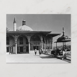 Vintage Turkey Istanbul Topkapi palace museum Postcard