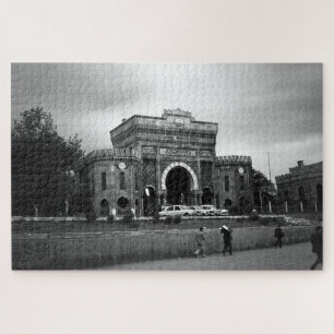 Vintage Turkey Istanbul University Jigsaw Puzzle