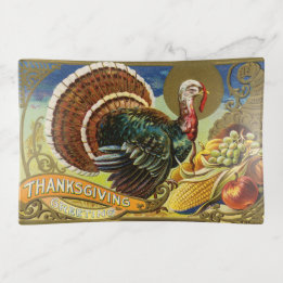 Vintage Turkey Trinket Tray