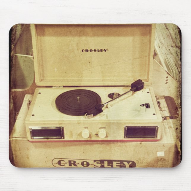 Vintage Turntable Mousepad (Front)