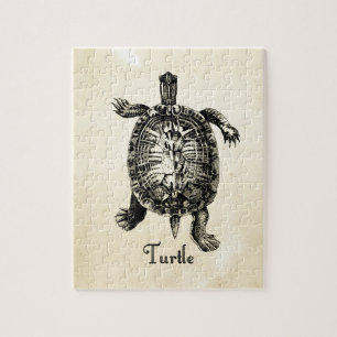 VINTAGE TURTLE JIGSAW PUZZLE