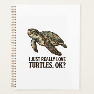 Vintage Turtle Lover Funny Sea Turtle Shirt_1 Planner