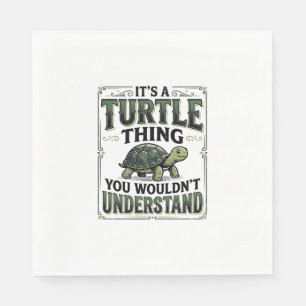 Vintage Turtle Thing Funny Turtle Lover Shirt_1 Napkin