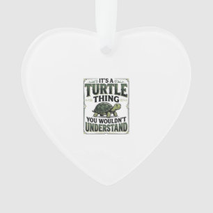Vintage Turtle Thing Funny Turtle Lover Shirt_1 Ornament