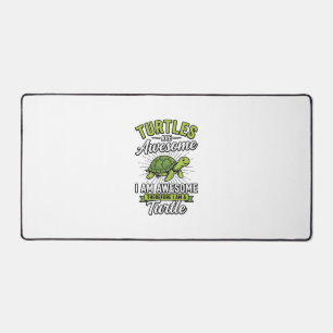 Vintage Turtles Are Awesome Funny Turtle Shirt_1 Desk Mat