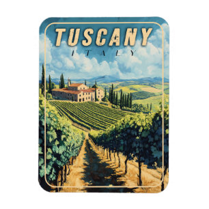 Vintage Tuscany Italy  Magnet