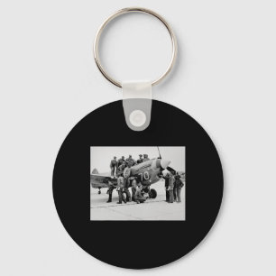 Vintage Tuskegee Pilots Usa Black History World Wa Key Ring