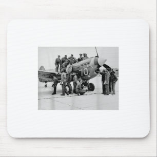 Vintage Tuskegee Pilots Usa Black History World Wa Mouse Pad
