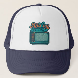 Vintage TV Retro Art – "Analogue Dreams" Trucker H Hat