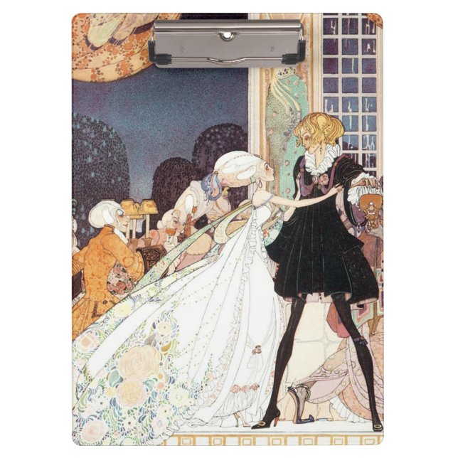Vintage Twelve Dancing Princesses by Kay Nielsen Clipboard (Front)