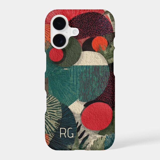 Vintage Twist Pattern With Monogram Personalized (Back)