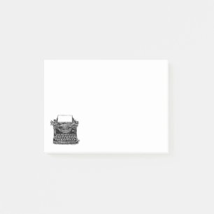 Vintage Typewriter Story Writer Post-it Notes
