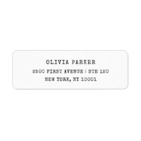 Vintage Typewriter Text | Black and White