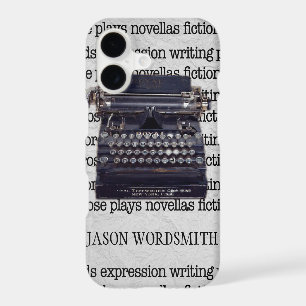 Vintage Typewriter with Typed Words