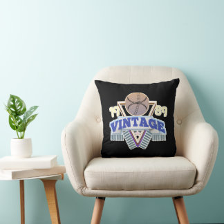 Vintage typography design tee cushion