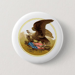 Vintage U.S. American Eagle Button