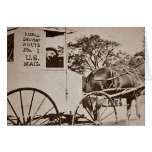 Vintage U.S. Mail Greeting Card