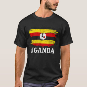 Vintage Uganda Flag For Ugandan Gift T-Shirt