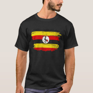Vintage Uganda Flag For Ugandan T-Shirt