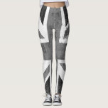 Vintage UK Flag Leggings<br><div class="desc">Vintage UK Flag. Design is available on other products.</div>