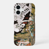 Vintage Ukiyo-e Kuniyoshi Skeleton Spectre Art