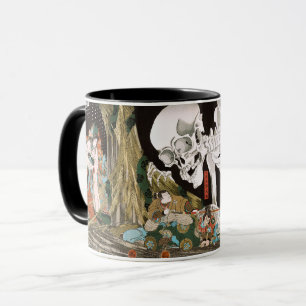 Vintage Ukiyo-e Kuniyoshi Skeleton Spectre Art Mug