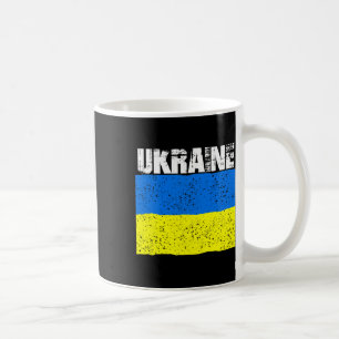 Vintage Ukraine Distressed Ukrainian Flag Stand Pr Coffee Mug