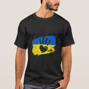 Vintage Ukraine Flag, We Support Ukraine, Be Stron T-Shirt