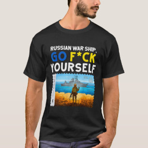 Vintage Ukraine Postage Stamp Flag Pride 2 T-Shirt