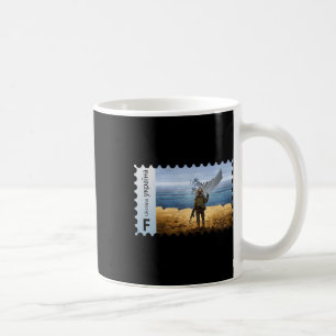 Vintage Ukraine Postage Stamp Flag Pride Mother's Coffee Mug