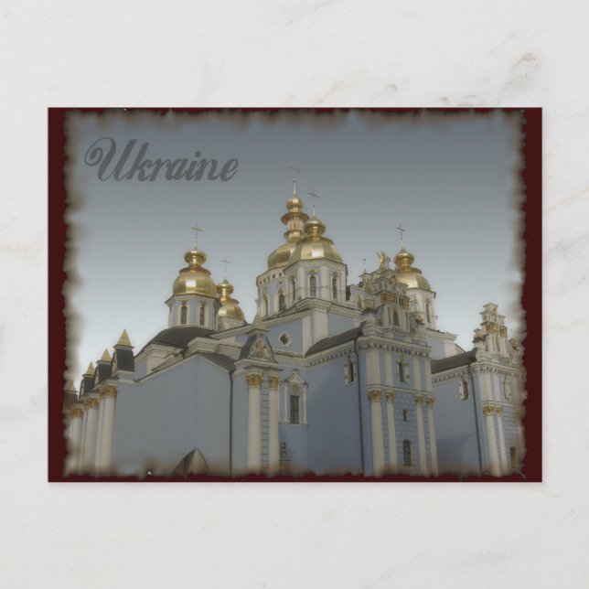 Vintage Ukraine Postcard (Front)