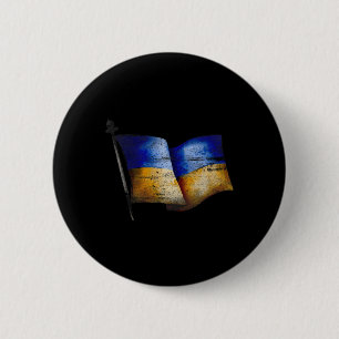 Vintage Ukraine Support Ukraine Stand With Ukraine 6 Cm Round Badge