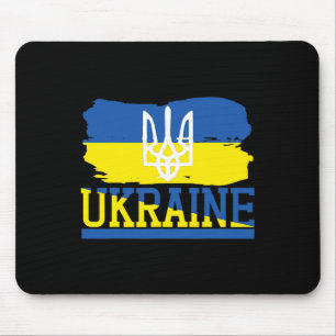 Vintage Ukraine Ukrainian Flag Pride 3 Mouse Pad