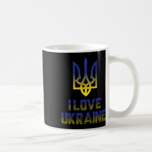 Vintage Ukraine Ukrainian Flag Pride 4 Coffee Mug