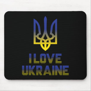 Vintage Ukraine Ukrainian Flag Pride 4 Mouse Pad