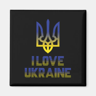Vintage Ukraine Ukrainian Flag Pride 5  Magnet