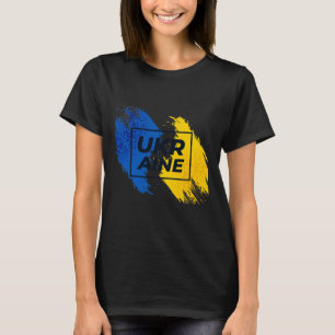 Vintage Ukraine Ukrainian Flag Pride 7 T-Shirt