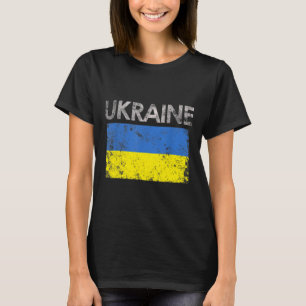 Vintage Ukraine Ukrainian Flag Pride Gift 1  T-Shirt