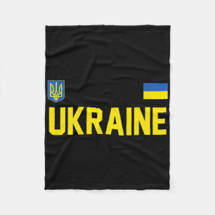 Vintage Ukraine Ukrainian Flag Pride Gifts 2  Fleece Blanket