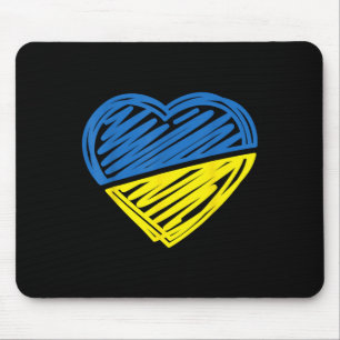 Vintage Ukraine Ukrainian Flag Pride Ukraine Flag Mouse Pad