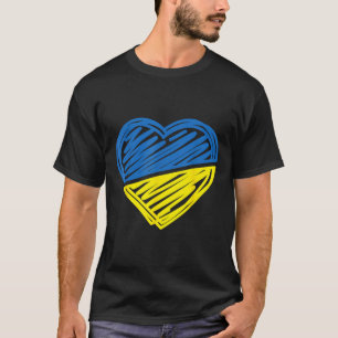 Vintage Ukraine Ukrainian Flag Pride Ukraine Flag T-Shirt