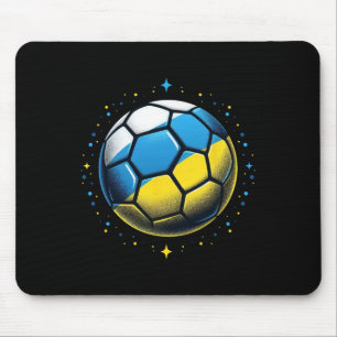 Vintage Ukrainian Bynner Fan Ukraine Flag Retro Ar Mouse Pad