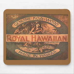 Vintage Ukulele Label Mousepad